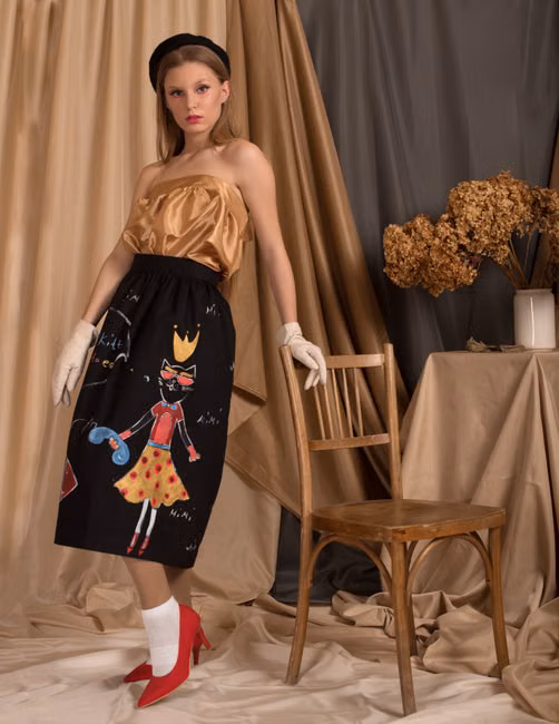 Vestido Midi Canelado